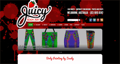 Desktop Screenshot of juicybodyart.com
